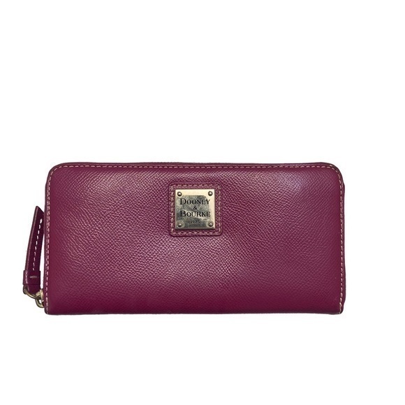 Dooney and Bourke pink zipper clutch wallet - Picture 1 of 7